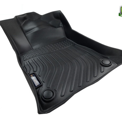 Thảm lót sàn xe ô tô BMW 4 series sd 2015 -2020 Nhãn hiệu Macsim chất liệu nhựa TPE cao cấp màu đen