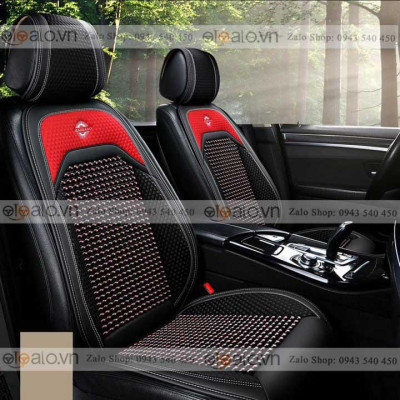 Áo trùm lót bọc ghế da xe ô tô Mitsubishi Attrage da hạt gỗ tự nhiên v