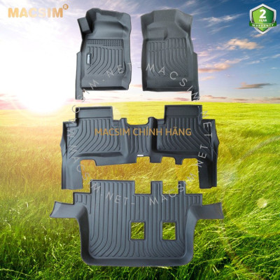 Thảm lót sàn xe ô tô Chevrolet Trailblazer (sd) Nhãn hiệu Macsim chất liệu nhựa TPE cao cấp màu đen