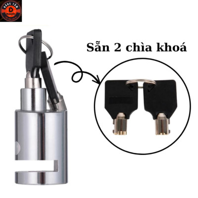 Khóa thép phanh đĩa xe máy chống trộm, khoá phanh đĩa chất liệu 100% thép nguyên khối cho moto, xe máy, xe đạp D Danido