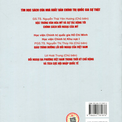 CHÍNH SÁCH ĐỐI NGOẠI CỦA UCRAINA TỪ NĂM 1991 ĐẾN NAY - Nguyễn Anh Tuấn - Nxb Chính trị Quốc Gia Sự thật – bìa mềm