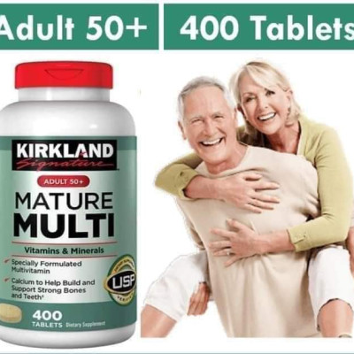 Vitamin tổng hợp cho người từ 50 tuổi Mature Multi Vitamins & Minerals Kirkland tăng sức đề kháng, hỗ trợ xương, răng và cơ bắp khỏe  - OZ Slim Store