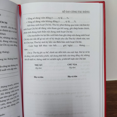 Sổ Tay Công Tác Đảng