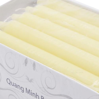Hộp 15 cây nến thơm thẳng Quang Minh Candle FTRAMART EDC2317 cao 15cm (Vàng)