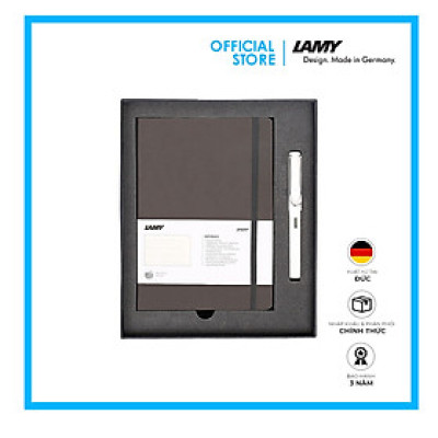 Lamy Notebook A5 Softcover Umbra + Lamy Safari White - GSNSa0024