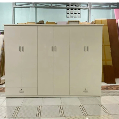 Tủ quần áo nhựa 6 cánh mix hộc như hình tùy chọn mẫu ĐV Tundo 244 x 185 x 47 cm nhiều màu lựa chọn