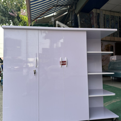 Tủ áo nhựa màu trắng Tundo ngang 1m45 x cao 1m2 x sâu 45 cm