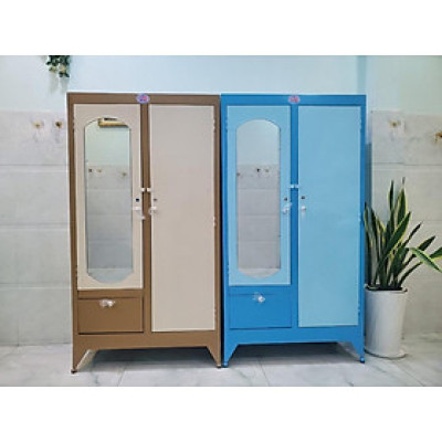 Tủ sắt quần áo cao 1m6 ngang 90cm – TSDT13
