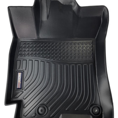 Thảm lót sàn xe ô tô KIA CERATO (2019-nay) chất liệu TPE thương hiệu Macsim màu đen