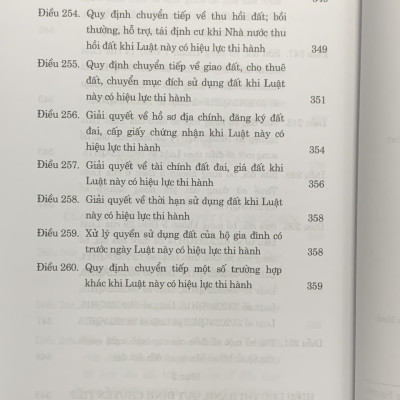 Luật Đất Đai (Được thông qua ngày 18/01/2024)