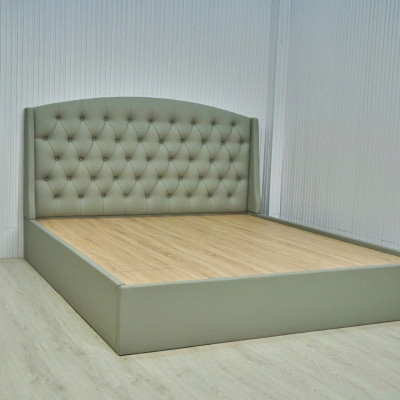 Giường ngủ MDF Juno sofa HLMCT bọc nệm lựa chọn màu ván nệm bọc KT 1m6/1m8