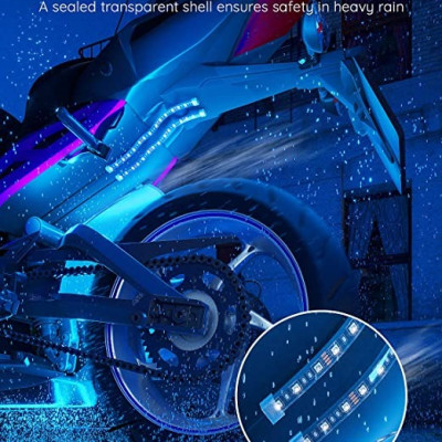 Đèn gầm xe máy Govee Motorcycle LED Light Kits H6194 | Gồm 12 dải led kháng nước, RGB 16 triệu màu nháy theo nhạc