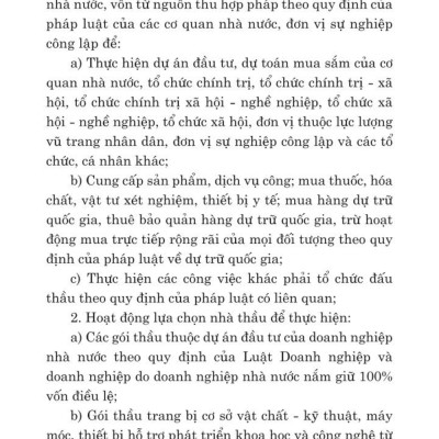 Luật đấu thầu (bản in 2024)