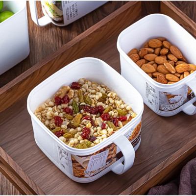 Hộp thực phẩm có tay cầm Nakaya, nắp đậy kín giúp cất giữ và bảo quản thực phẩm một cách an toàn & tiện lợi - nội địa Nhật Bản 