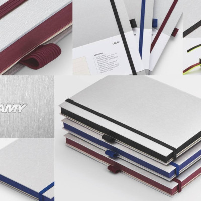 Gift Set Lamy Notebook A5 Softcover Grey+ Lamy Safari White - GSNSa0013