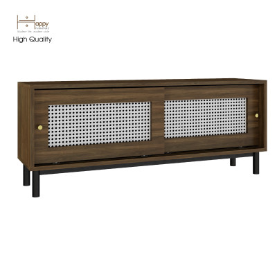 [Happy Home Furniture] ROTAN, Tủ lưu trữ 2 cánh lùa - chân sắt , 120cm x 30cm x 48cm ( DxRxC), TCL_031