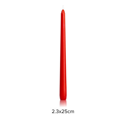 [22 Màu] Hộp 6 Nến Thơm Taper Eden Candle FTRAMART EDC2331 cao 25cm, phù hợp tất cả chân đế nến theo tiêu chuẩn cắm nến taper, Nến hình búp măng non