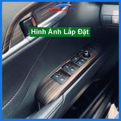 Ốp nội thất Camry 2019-2020-2021-2022 vân gỗ bảo vệ chống trầy xước và làm đẹp xe