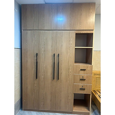 Tủ áo Ecoplast cánh mở kèm kệ Juno Sofa KT 1m6 x 2m6 