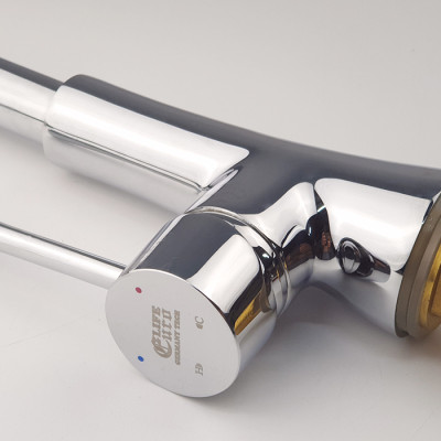 Vòi rửa chén nóng lạnh Eurolife EL-T028 (Trắng bạc)