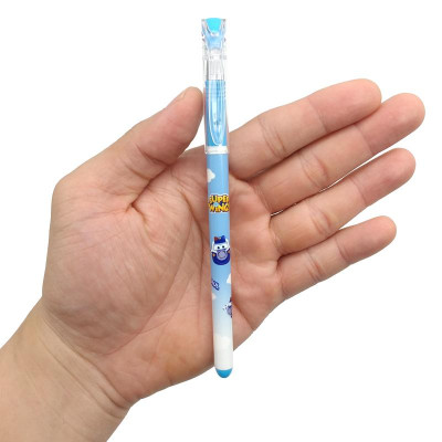 Bút Gel Super Wings 0.5 mm - Deli CG12-BL - Mực Xanh