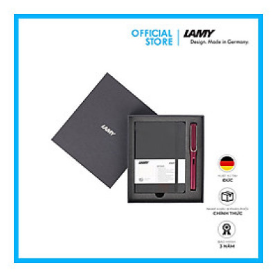 Gift Set Lamy Notebook A5 Softcover Umbra + Lamy Al-Star Purple - GSNAl0014