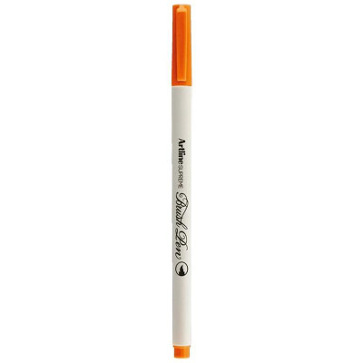 Bút Lông Đầu Cọ Artline Supreme Brush Pen EPFS-F - Màu Cam