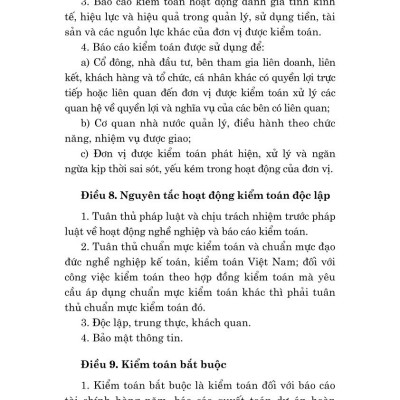 Luật Kiểm toán độc lập năm 2011 (sửa đổi, bổ sung năm 2015, 2024)