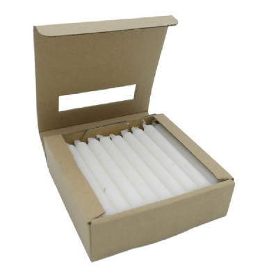 Hộp 30 nến taper Eden Candle FTRAMART EDC2324 cao 11 cm (Vàng nhạt/ Kem / Ivory)