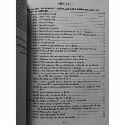 So Sánh Luật Đất Đai 2013 với Luật Đất Đai 2024 (V2409D)