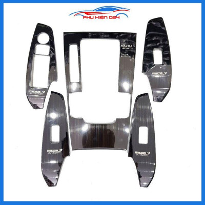 Ốp nội thất Mazda 3 2020-2021-2022 vân Titan bảo vệ chống trầy xước và làm đẹp xe