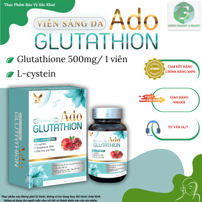[TPBVSK] Viên Sáng Da Ado GLUTATHION - Hỗ trợ sáng da, giảm nám