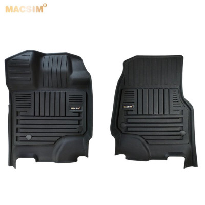 Thảm lót sàn xe ô tô Ford F150 2012-đến nay Nhãn hiệu Macsim chất liệu nhựa TPE đúc khuôn cao cấp - màu đen