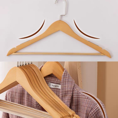 BỘ 10 - 20 MÓC ÁO GỖ TAM GIÁC CAO CẤP LUXURY