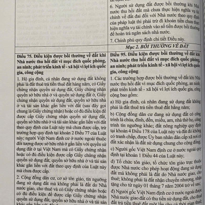 So Sánh Luật Đất Đai  năm 2013 và năm 2024
