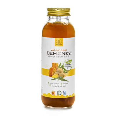 MẬT ONG GỪNG BEHONEY 420GR