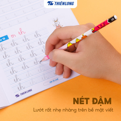 Hộp 10 cây Bút chì gỗ 2B Thiên Long GP-03