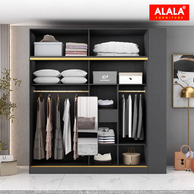 Tủ quần áo ALALA294 cánh kính cao cấp/ Miễn phí vận chuyển và lắp đặt/ Đổi trả 30 ngày/ Sản phẩm được bảo hành 5 năm từ thương hiệu ALALA