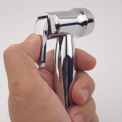 Tay xịt vệ sinh Nhựa ABS mạ Chrome tăng áp Eurolife EL-H06 (Trắng bạc)