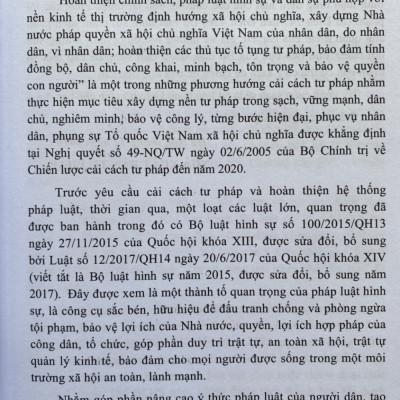 Sách - Bình luận khoa học Bộ luật hình sự năm 2015 được SĐ,BS năm 2017 ( Phần các tội phạm) - Quyển 2