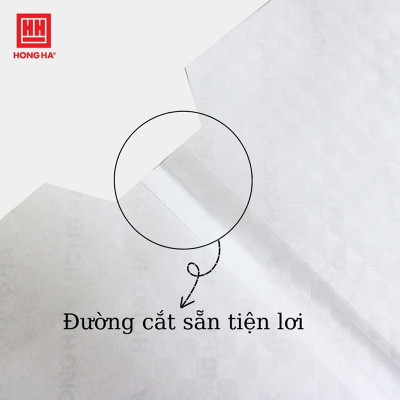Bọc decal Hồng Hà  vở ô ly, sách bài tập ( 280x380mm ) (10 chiếc/tập) - 3562