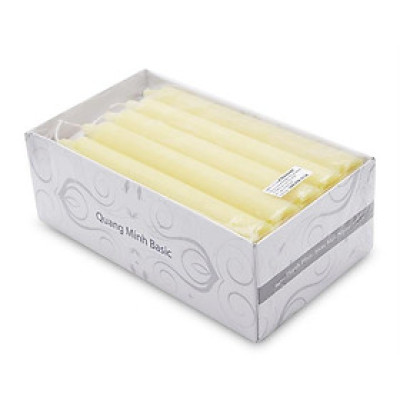 Hộp 15 cây nến thơm thẳng Quang Minh Candle FTRAMART EDC2317 cao 15cm (Vàng)