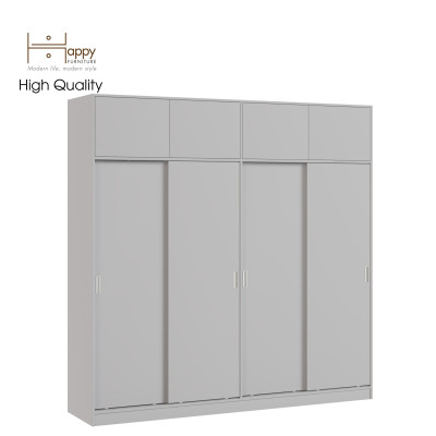 [Happy Home Furniture] ELEGANT, Tủ quần áo cửa lùa 2m2x2m2 , 220cm x 54cm x 220cm ( DxRxC), TCL_007