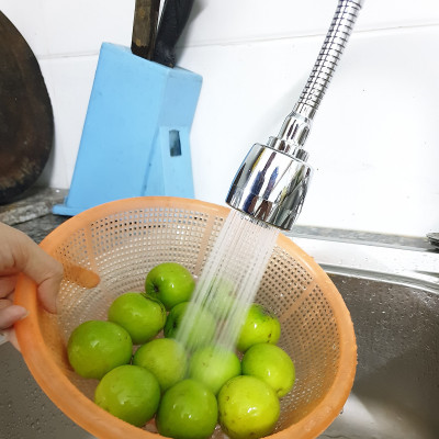 Vòi Rửa Chén Bát Tăng Áp Nhựa Mạ Điện Nối Dài 2 Chế Độ Nước Xoay 360 Độ Tiết Kiệm Nước , Không Rỉ Sét Thân Vòi Dài Xoay Chuyển Linh Hoạt, 2 Chế Độ Nước Tiện Dụng