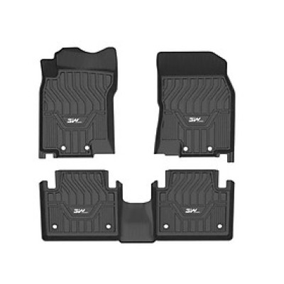 Thảm lót sàn xe ô tô NISSAN X- trail 2013- đến nay Nhãn hiệu Macsim 3W chất liệu nhựa TPE đúc khuôn cao cấp - màu đen