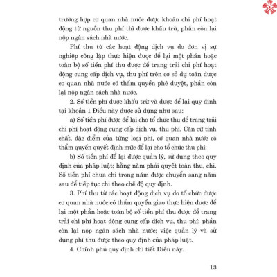 Luật phí và lệ phí năm 2015 (sửa đổi, bổ sung năm 2017, 2018, 2020, 2023) bản in 2024