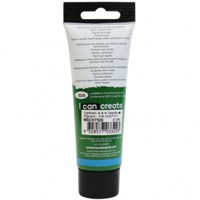 Màu ACRYLIC COLOUR SIGNATURE MONT MARTE cao cấp dạng tuýp 75ML vẽ trên nhiều chất liệu như Tường, Kính, Vải...