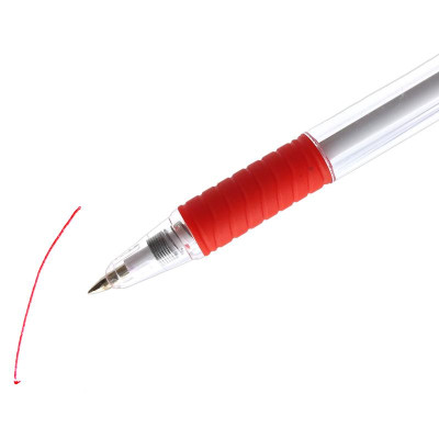 Bút Bi Bấm I-5 0.5 mm - Radius - Mực Đỏ