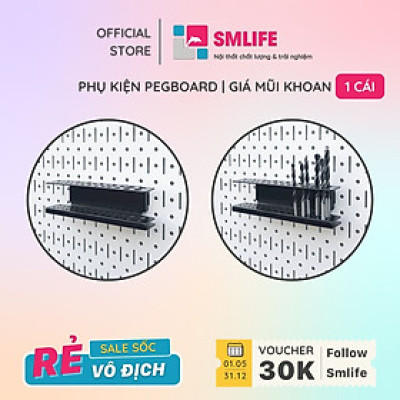 Giá tu vít Pegboard - Giá treo bằng thép sơn tĩnh điện - Phụ kiện móc treo dụng cụ Pegboard