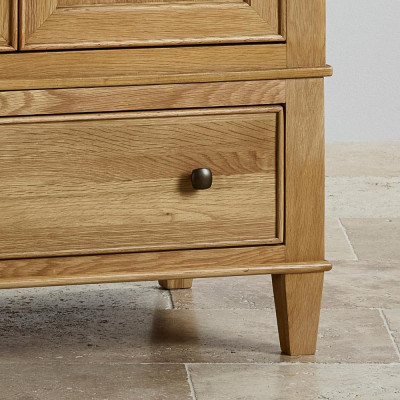 Tủ quần áo Juno Sofa 2 cánh 1 ngăn kéo gỗ sồi 1m